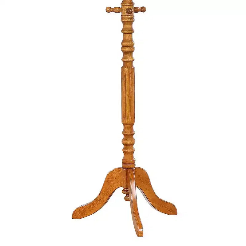 Porte-manteau vintage à 11 crochets, arbre d'entrée autoportant avec design peu encombrant, porte-manteau pour entrée, salon, chambre à coucher, marron