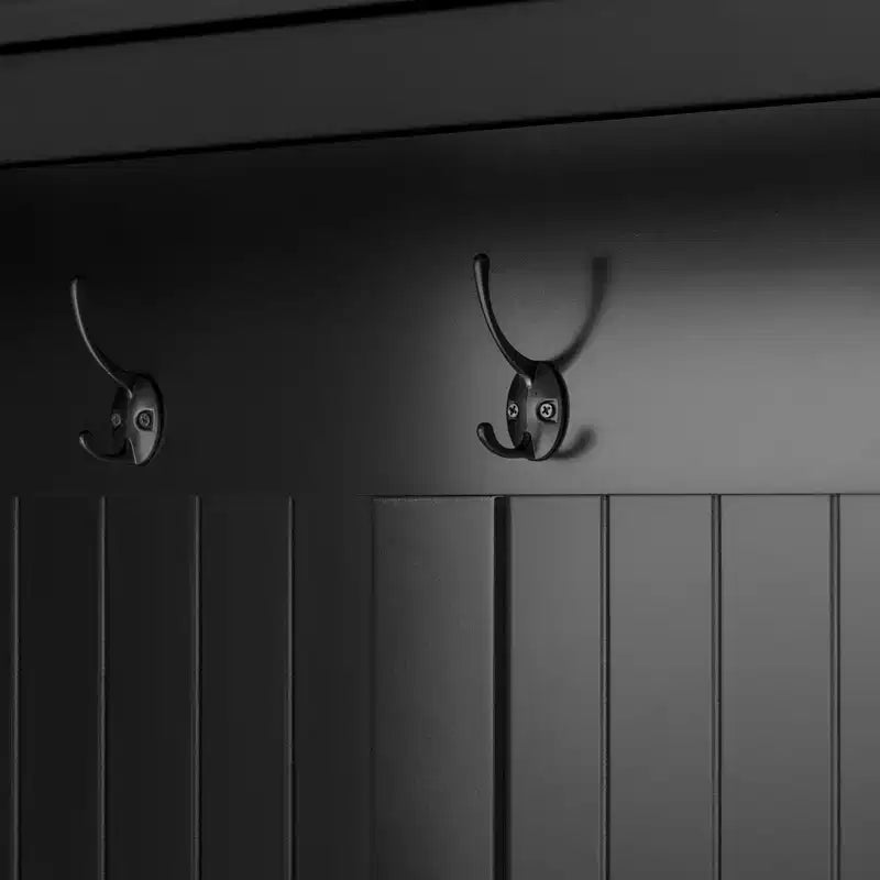 Arbre d'entrée 3-en-1 avec banc, porte-manteau avec meuble de rangement, tiroirs et crochets, organisateur d'entrée multifonctionnel - ModernLuxe
