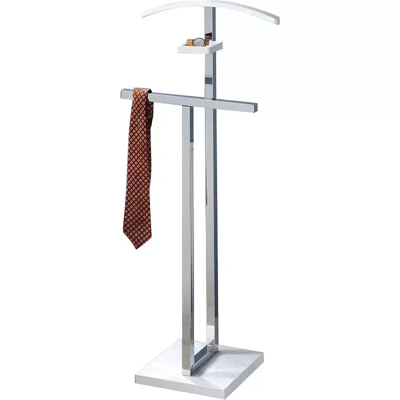 Valet de chambre Vaccaro en métal et bois, porte-vêtements