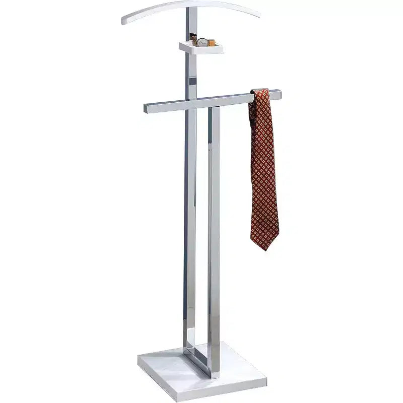 Valet de chambre Vaccaro en métal et bois, porte-vêtements