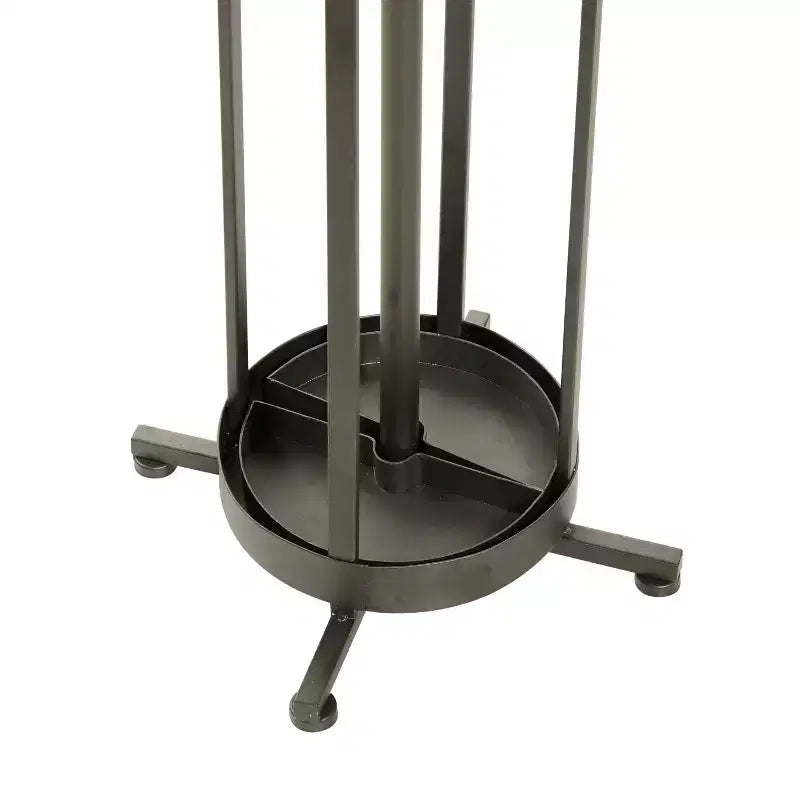 Porte-manteau industriel en fer noir - Olivia & May : Rangement pour entrée et hall, aucun assemblage requis