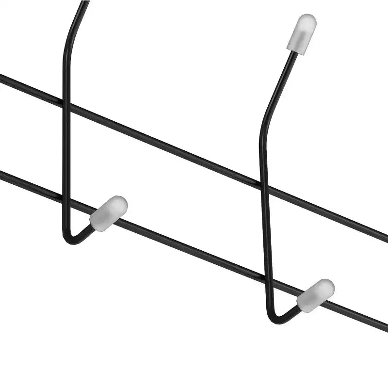 Banc d'entrée Hasting Home avec porte-manteau, meuble d'entrée en métal avec siège, crochets et rangement à chaussures