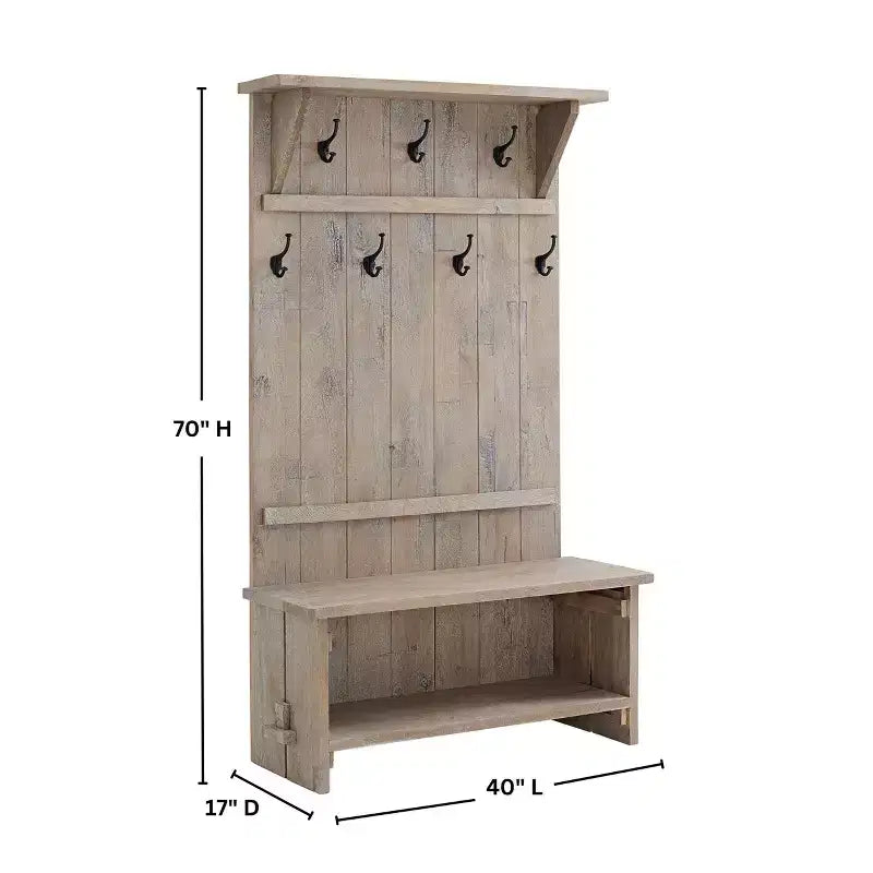 70 Vestiaire Driftwood - Alaterre Furniture