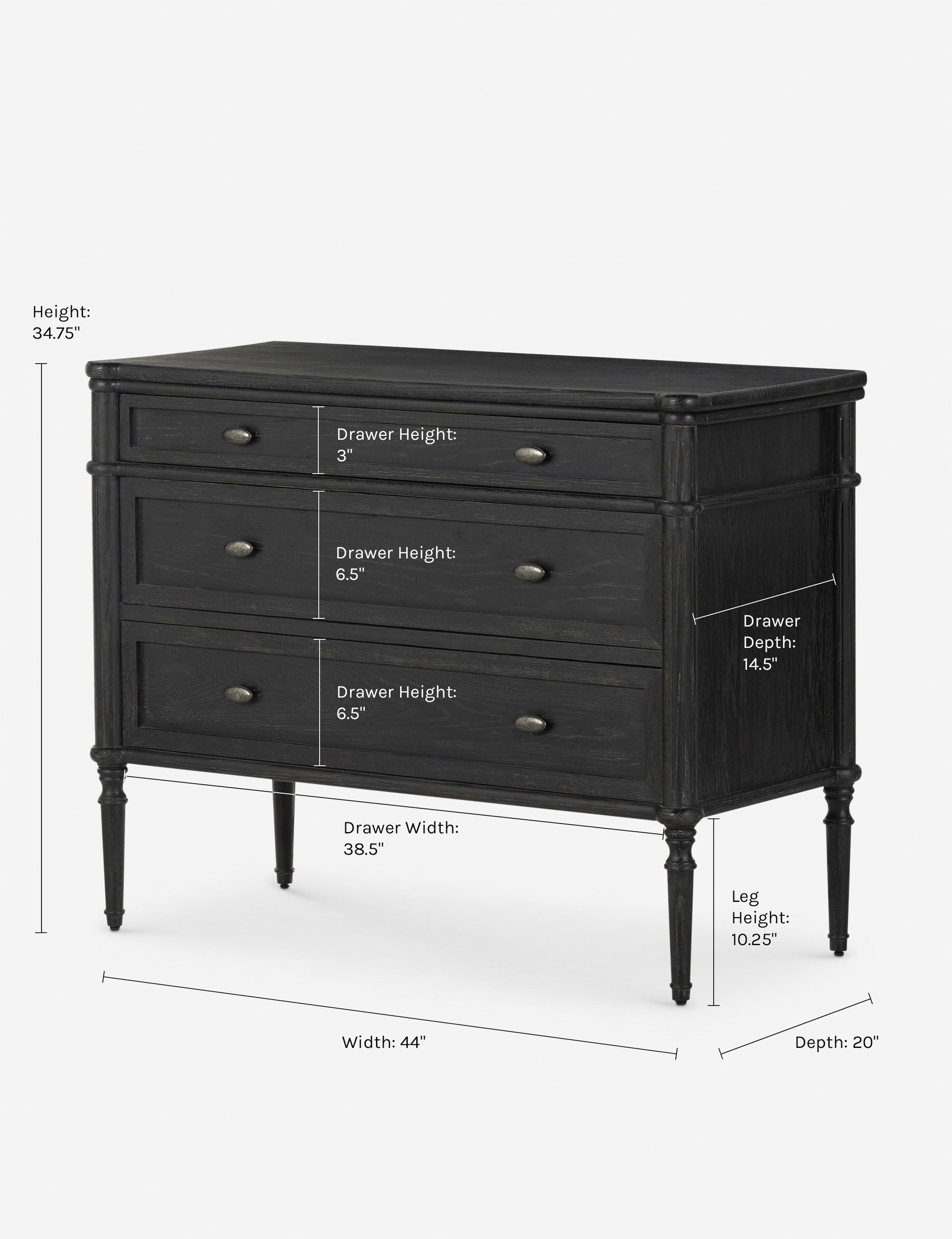 Delancey 3-Drawer Dresser
