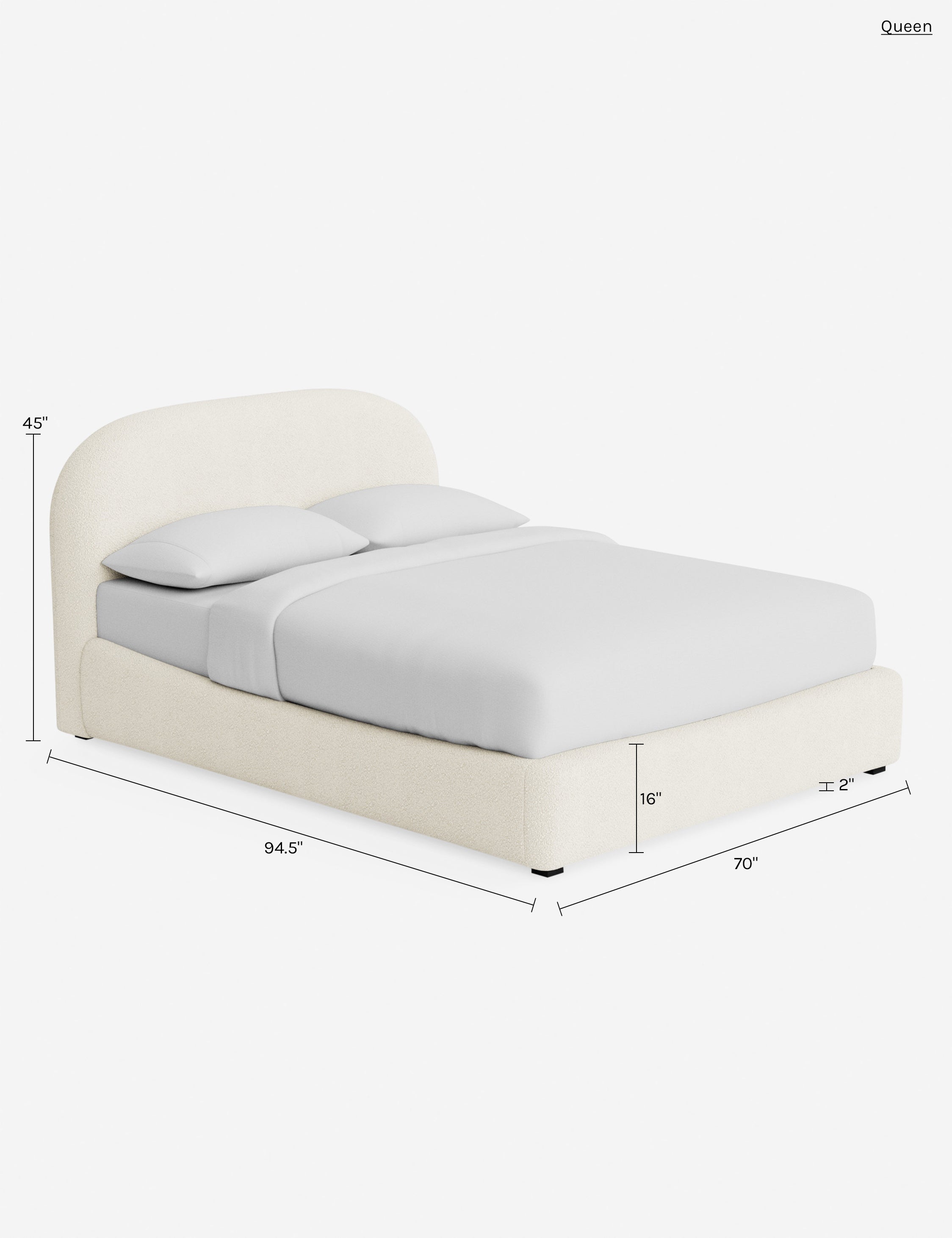 Neve Platform Bed by Aimee Song
