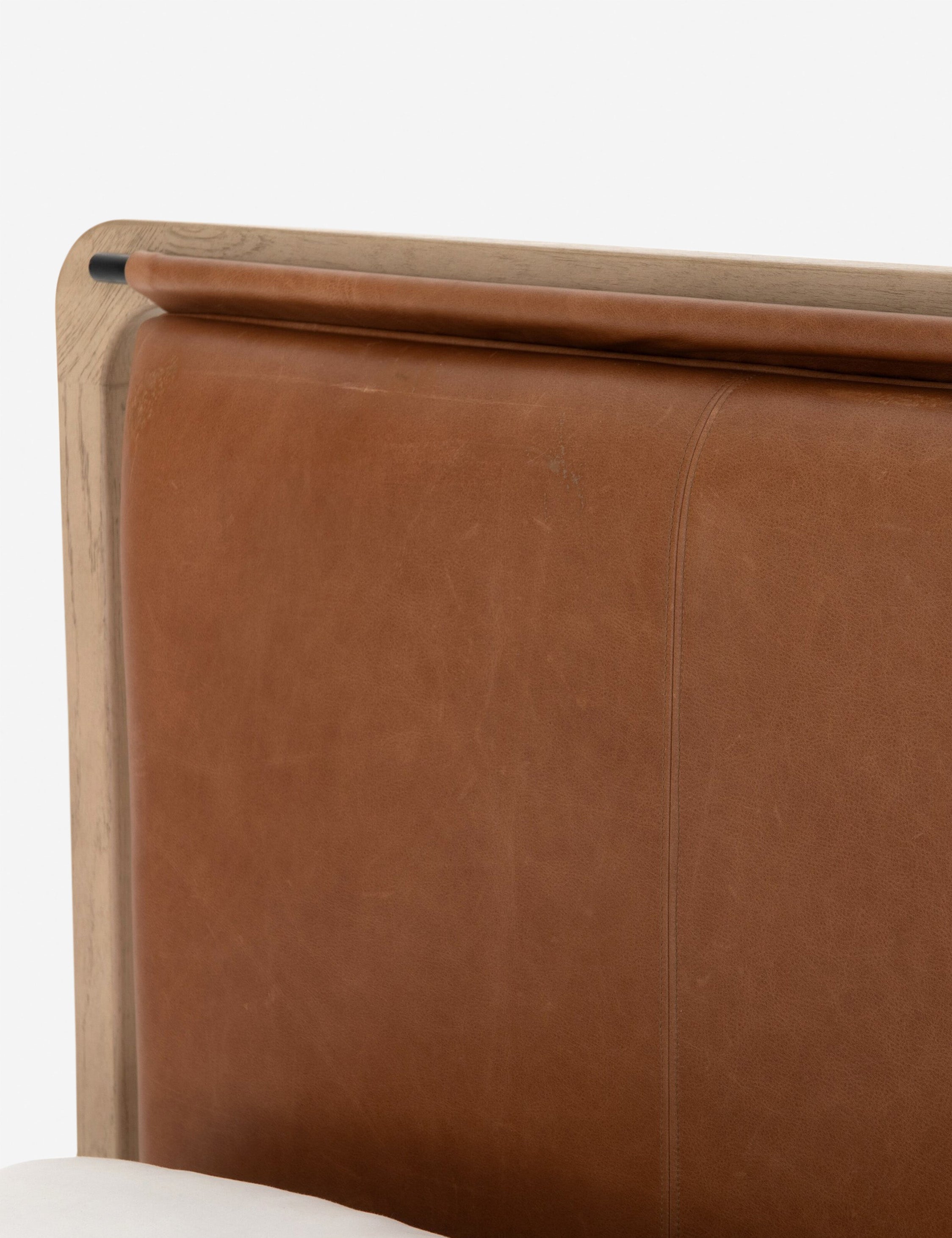 Tierney Leather Bed