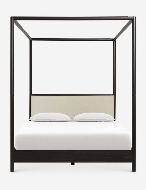 Lit Notre lit apporte une touche de modernité à un style de chambre intemporel. Le cadre de lit à baldaquin présente un design aéré et épuré que vous pouvez